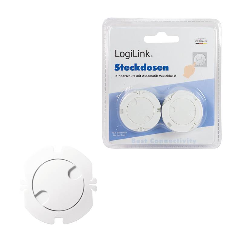 LogiLink EC3002, Weiß, Sichtverpackung, 10 Stück(e)