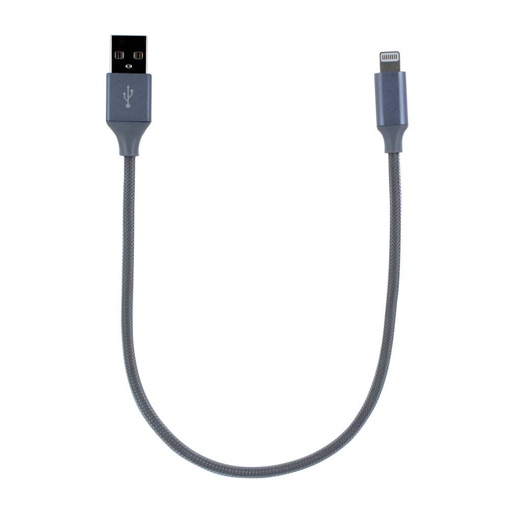 Cyoo - Lightning Lade- und Datenkabel - 30cm - Silber