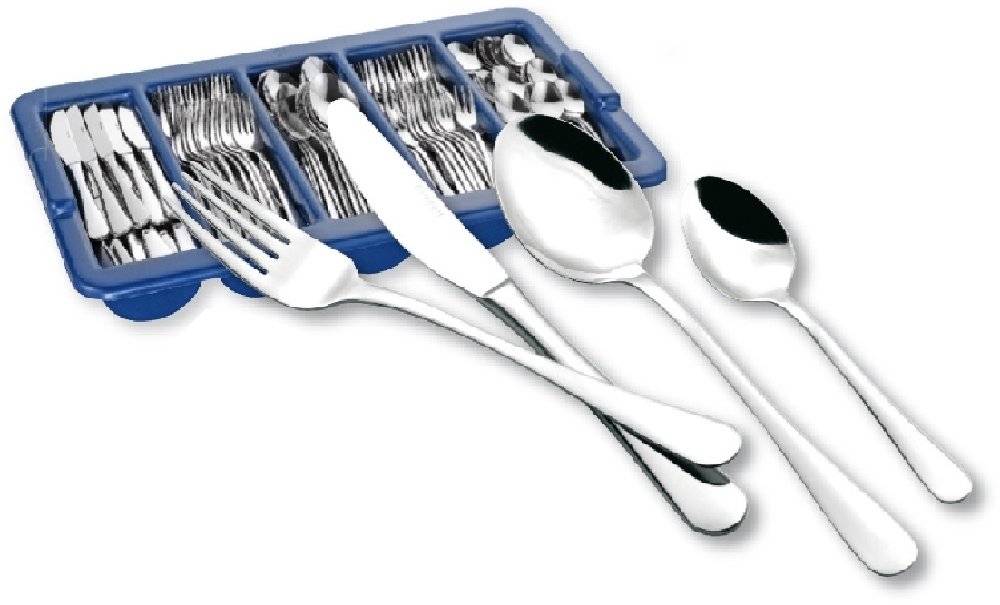 Sparset SYLVIA, Edelstahl 18/0, Materialstärke 2.2 / 2.0 mm, hochglanzpoliert.