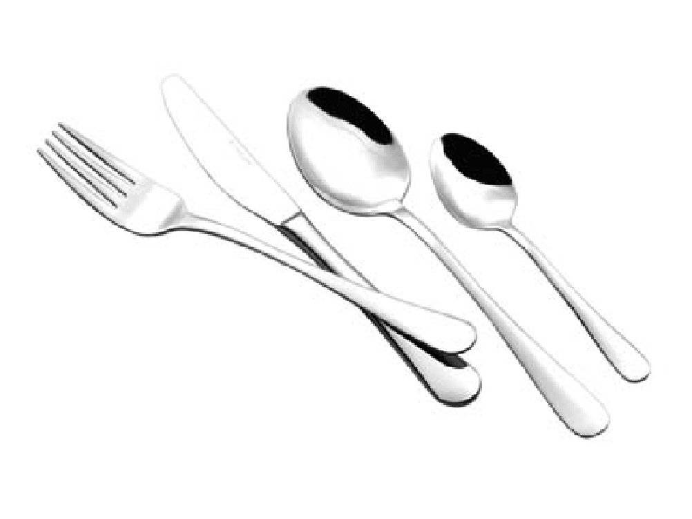 Sparset SYLVIA, Edelstahl 18/0, Materialstärke 2.2 / 2.0 mm, hochglanzpoliert.