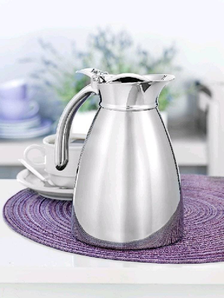 Isolierkanne EMPIRE aus Edelstahl 18/8, doppelwandig, unzerbrechlich Inhalt: