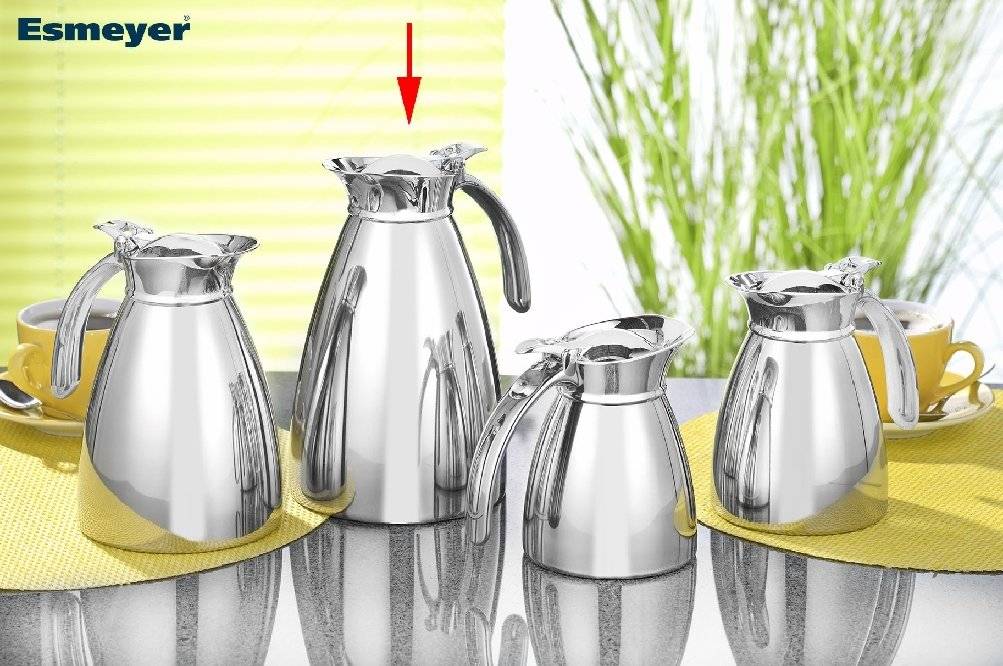 Isolierkanne EMPIRE aus Edelstahl 18/8, doppelwandig, unzerbrechlich