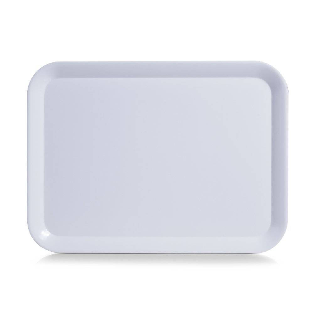 Tablett MISTRAL, Farbe: weiss, hochglänzend, Grösse: 43,5 x 32,5 cm, mit leicht