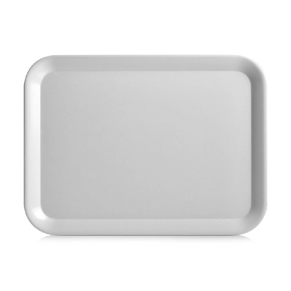 Tablett MISTRAL, Farbe: grau, hochglänzend, Grösse: 43,5 x 32,5 cm, mit leicht