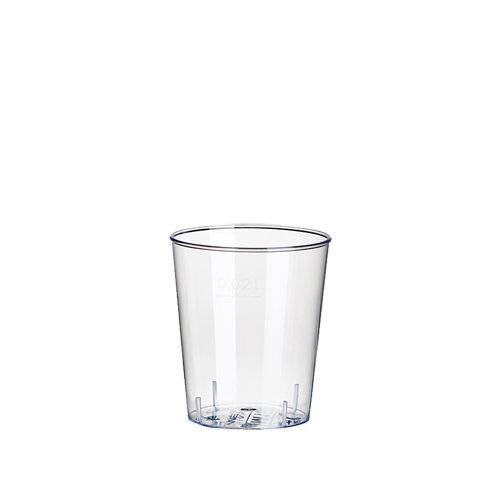 PAPSTAR 40 Gläser für Schnaps Schnapsgläser aus glasklar gespritztem PS (