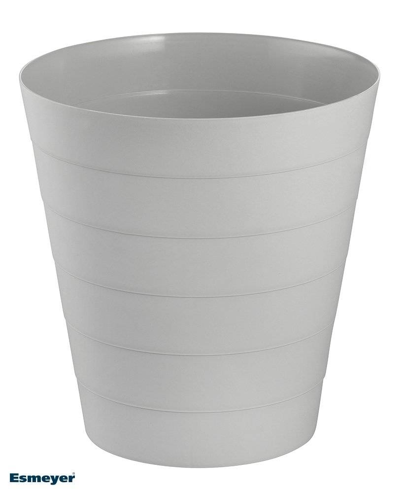 Papierkorb RONDI, Farbe: grau, Volumen: 13,5 Liter, Material: Kunststoff, Höhe: