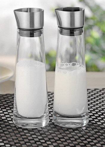 Blomus Zucker- und Sahne-Set MACCHIATO, Höhe: 170 mm, Durchmesser: 55 mm aus