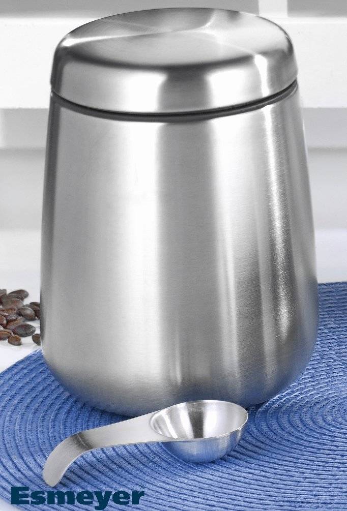 Luftdichte Vorratsdose AVIGNON, Inhalt 1,5 Liter aus Edelstahl 18/10, mattiert