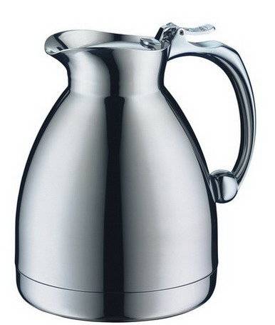 Isolierkanne HOTELLO, Inhalt: 0,6 Liter, von Alfi, aus poliertem Edelstahl,