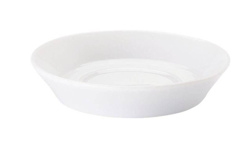 Espresso- / Moccauntertasse 10 cm Form Tric (weiss)