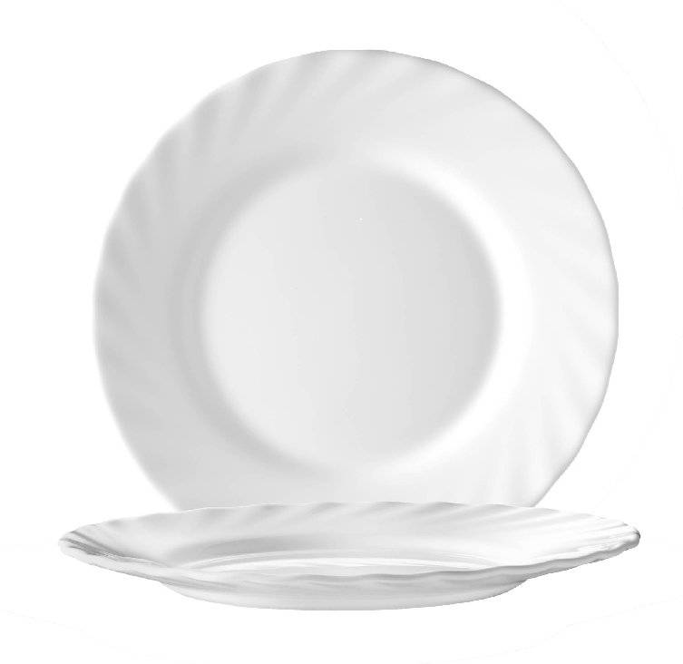 Suppenuntertasse 15,5 cm Form Trianon uni weiß - ARCOPAL