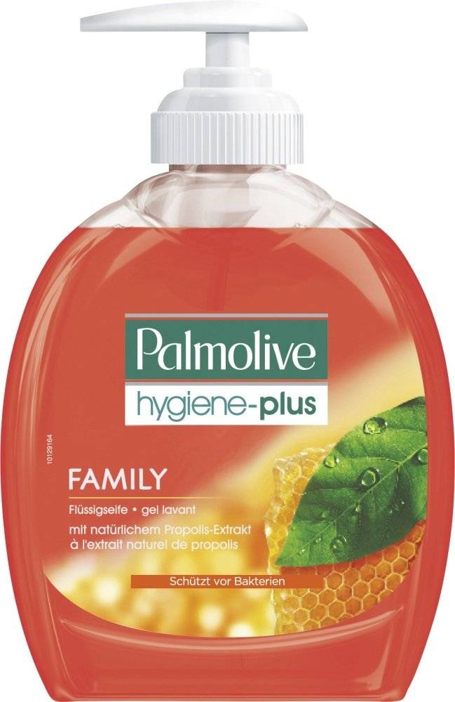PAMOLIVE Handseife. Hygiene Plus, Inhalt: 300 ml Antibakterielle Handseife.