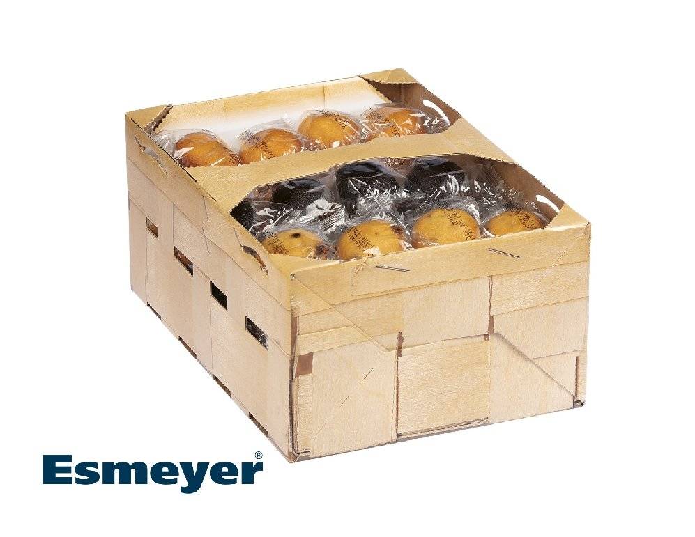 Hellma Mini Muffins, Inhalt: 60 Stück à 14 g je Korb. Muffins im dekorativen