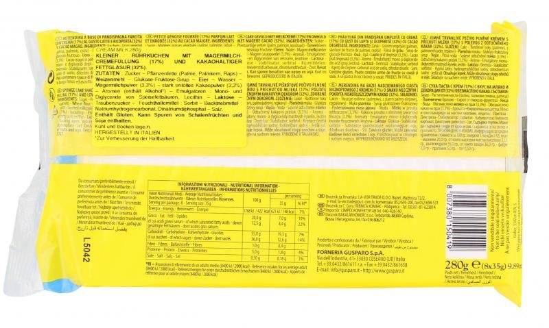 Gusparo Cream Milk 8er Inhalt: 280g