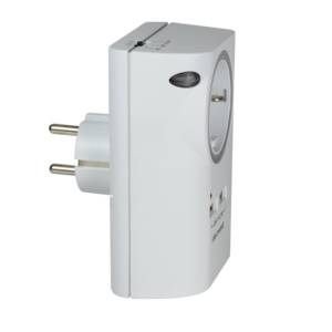 LogiLink 4 in 1 Socket - Netzteil - 3 Ausgabeanschlussstellen (CEE 7/4, 2 x USB)