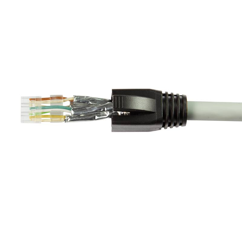 LogiLink - Netzwerkanschluss - RJ-45 (M) - STP - CAT 6a (Packung mit 50)