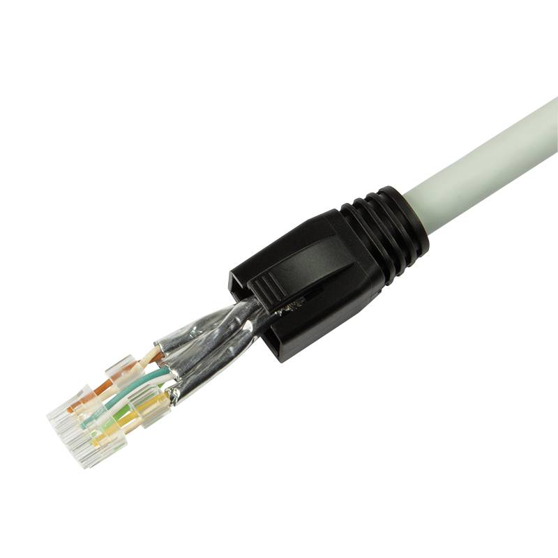 LogiLink - Netzwerkanschluss - RJ-45 (M) - STP - CAT 6a (Packung mit 50)