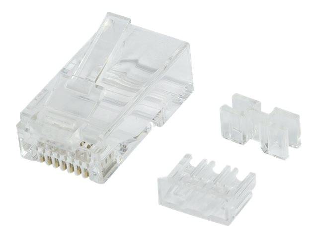 LogiLink - Netzwerkanschluss - RJ-45 (M) - UTP - CAT 6a (Packung mit 50)