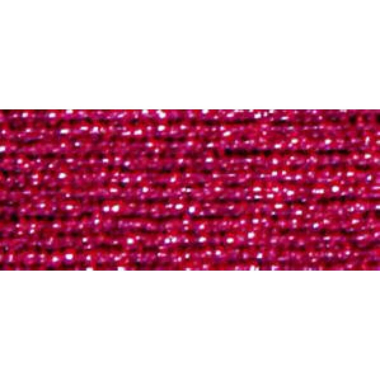 Metallic Mouliné No. 4 20 m Stärke 4 4014 dunkelrot 20 m