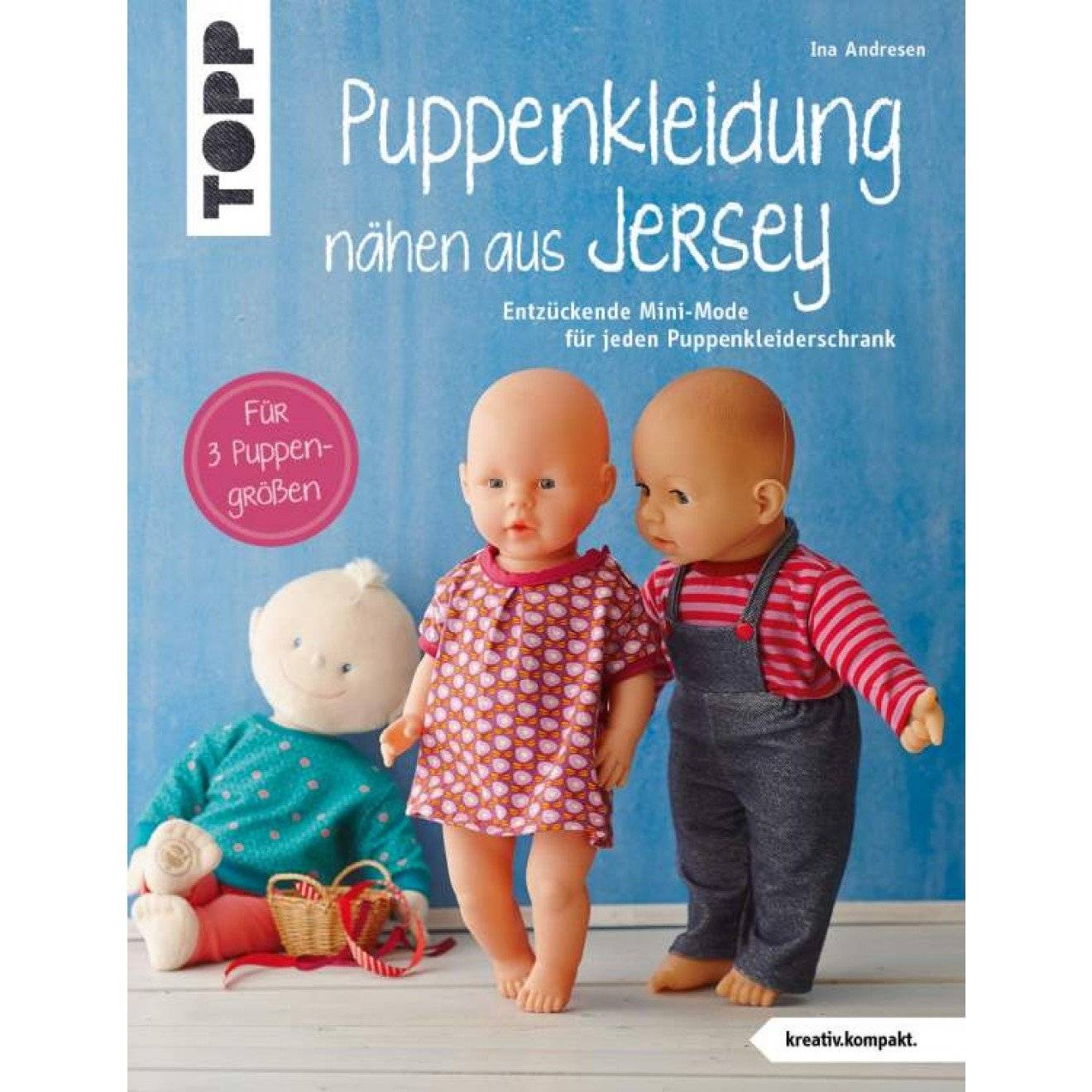Buch Puppenkleidung nähen aus Jersey 16,9x22 cm 1 St