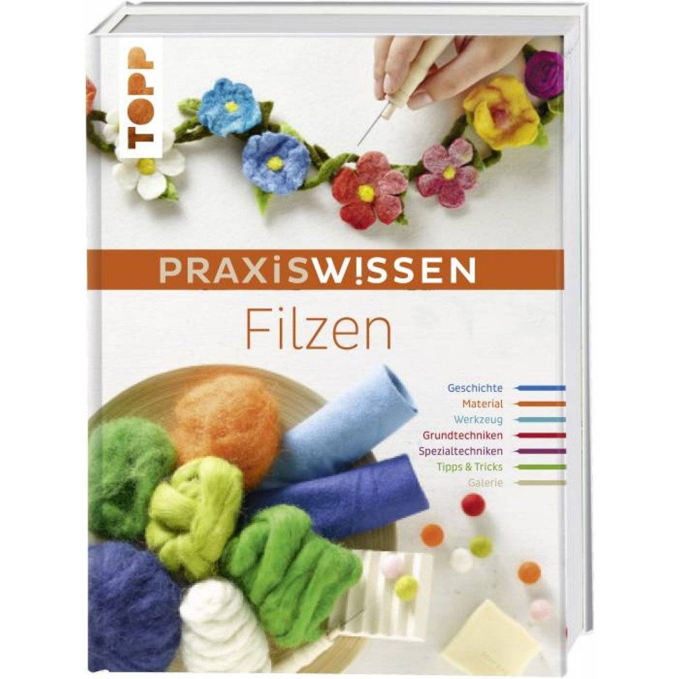 Buch Praxiswissen Filzen 21,5x28,5 cm