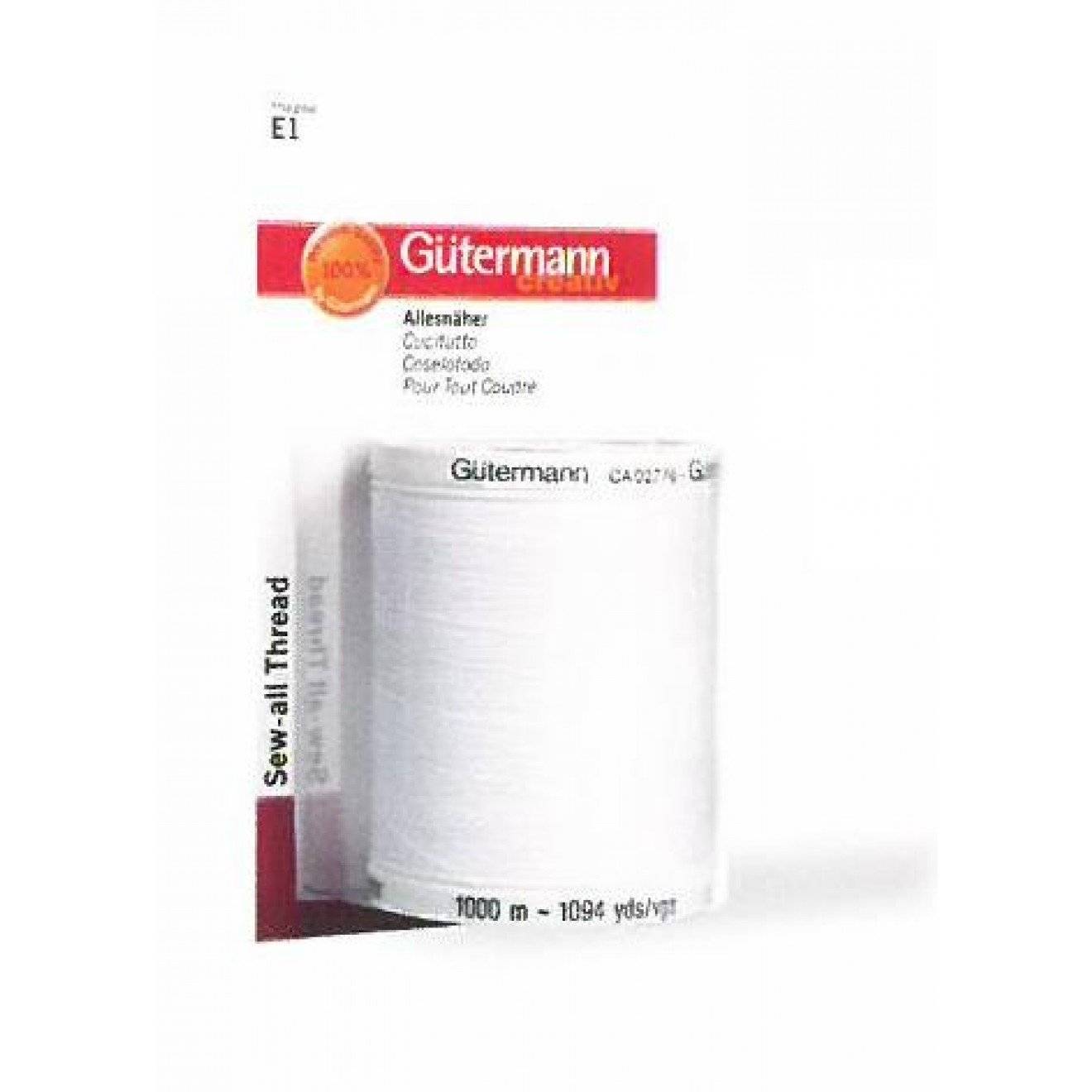 Gütermann Allesnäher 1000 m 0000 schwarz 1000 m