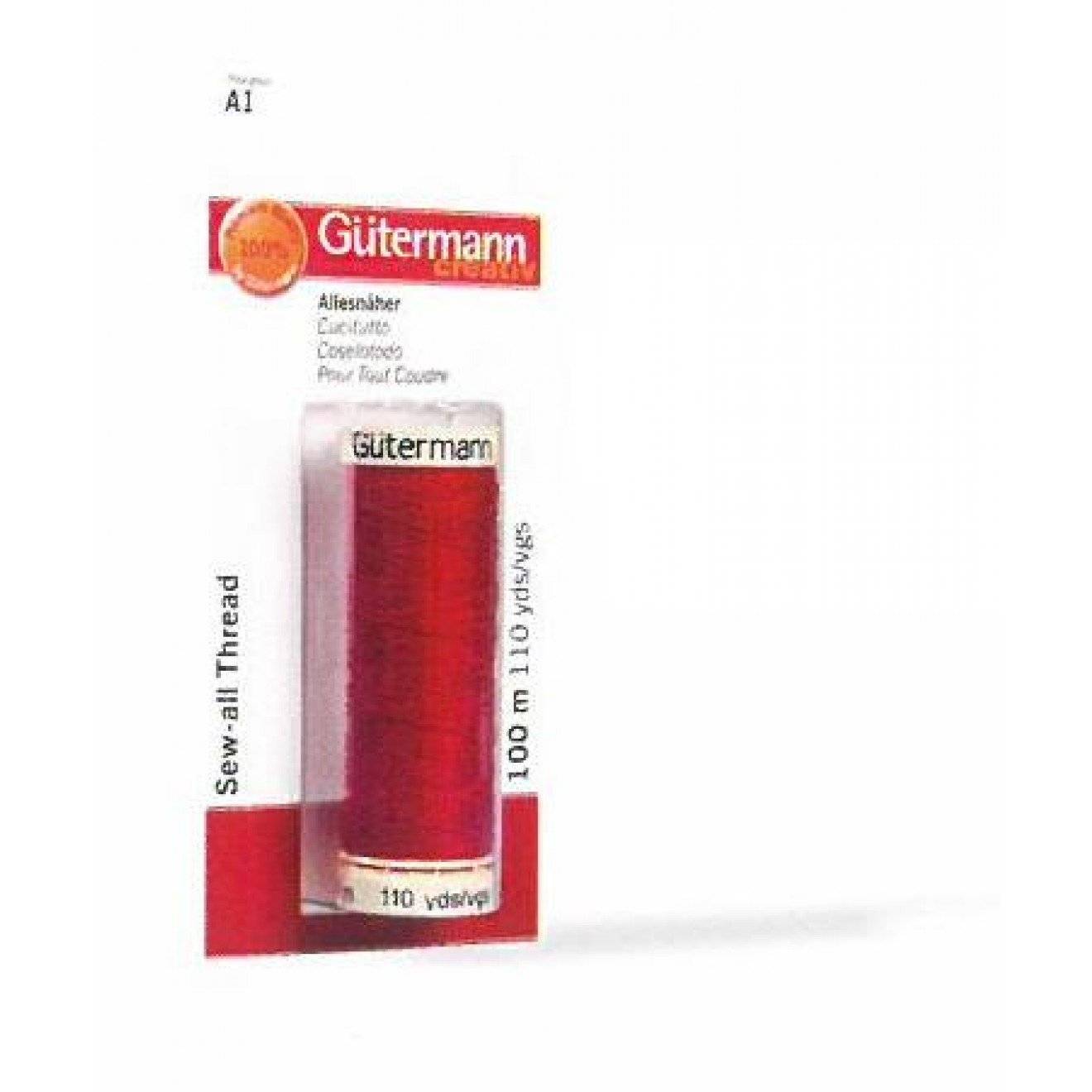 Gütermann Allesnäher 100 m SB 0000 schwarz 100 m