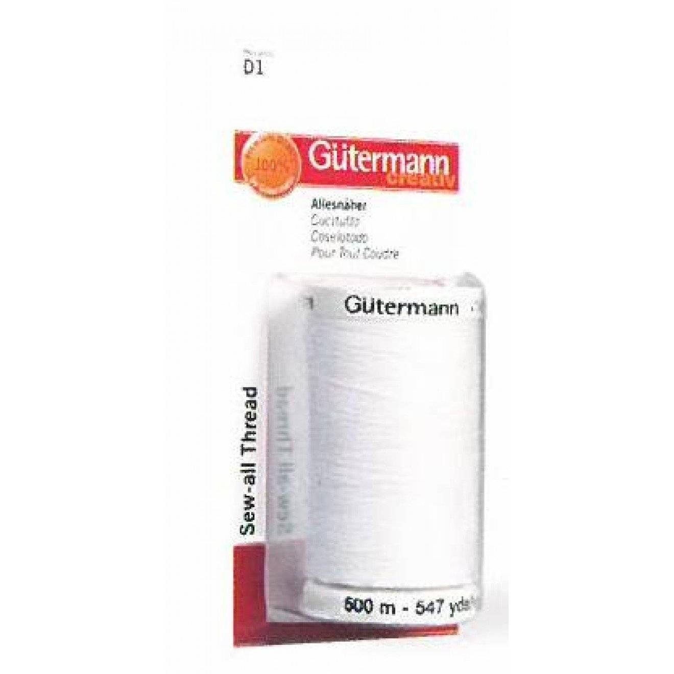 Gütermann Allesnäher 500 m 0000 schwarz 500 m