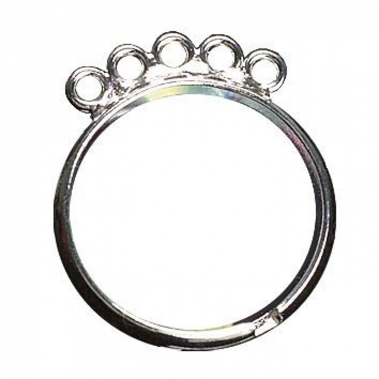 Fingerring 20 mm silber 2 St