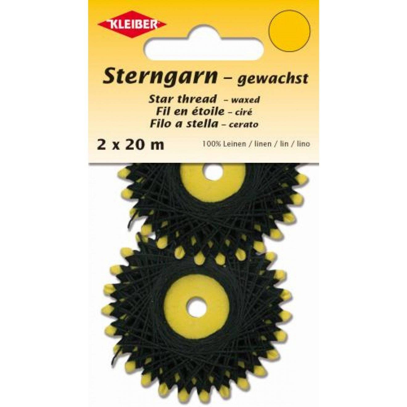 Sterngarn 48 schwarz 2x20 m