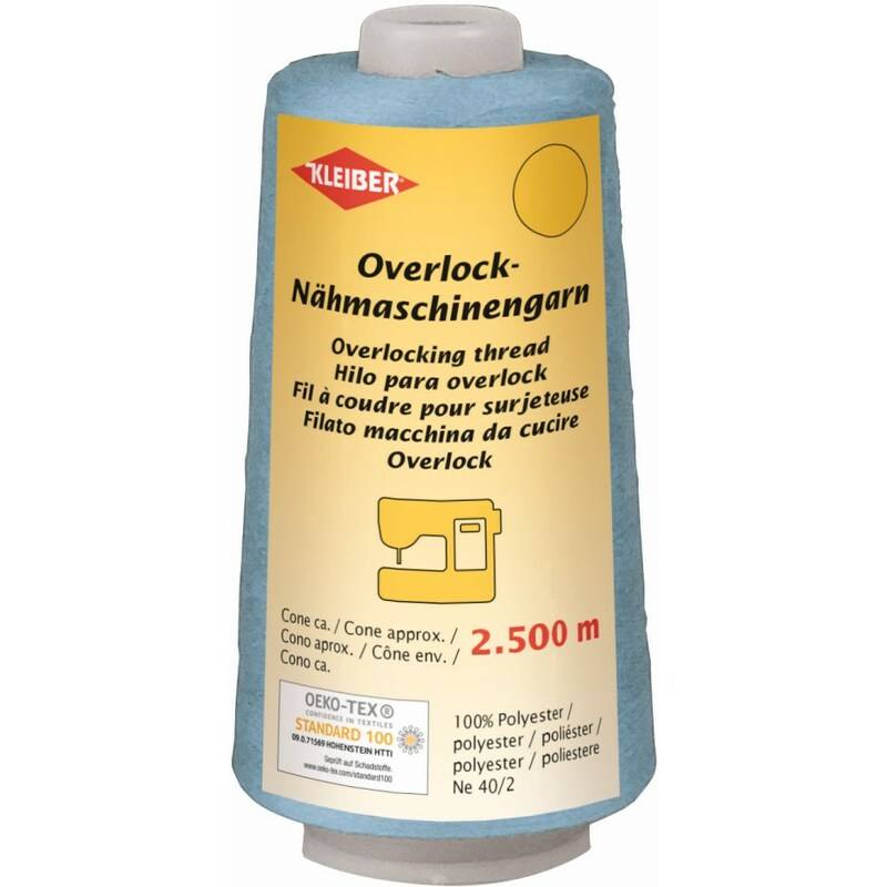 KLEIBER Overlock-Nähmaschinengarn, 2.500 m, hellblau