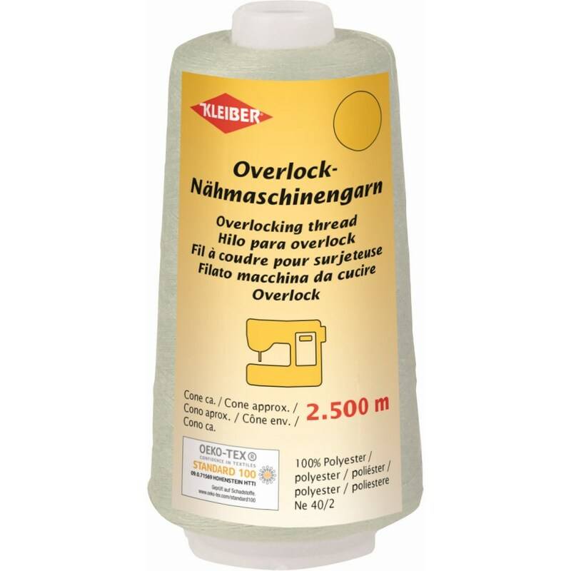 KLEIBER Overlock-Nähmaschinengarn, 2.500 m, hellbeige