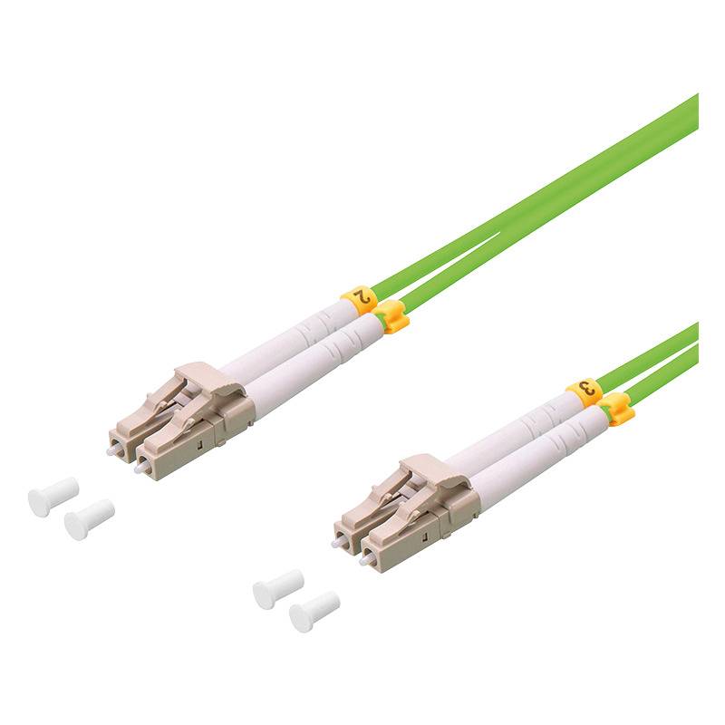 LogiLink LWL Patchkabel, LC-Duplex - LC-Duplex, OM5, 1,0 m