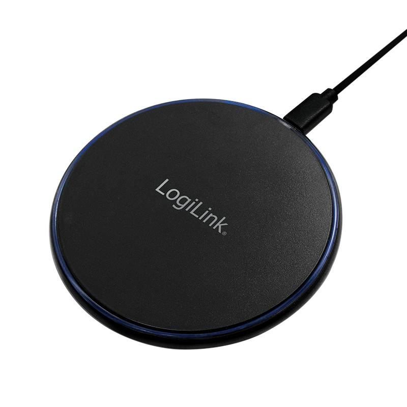 LogiLink Kabelloses Ladegerät, 10W, mit Fast Wireless Charging