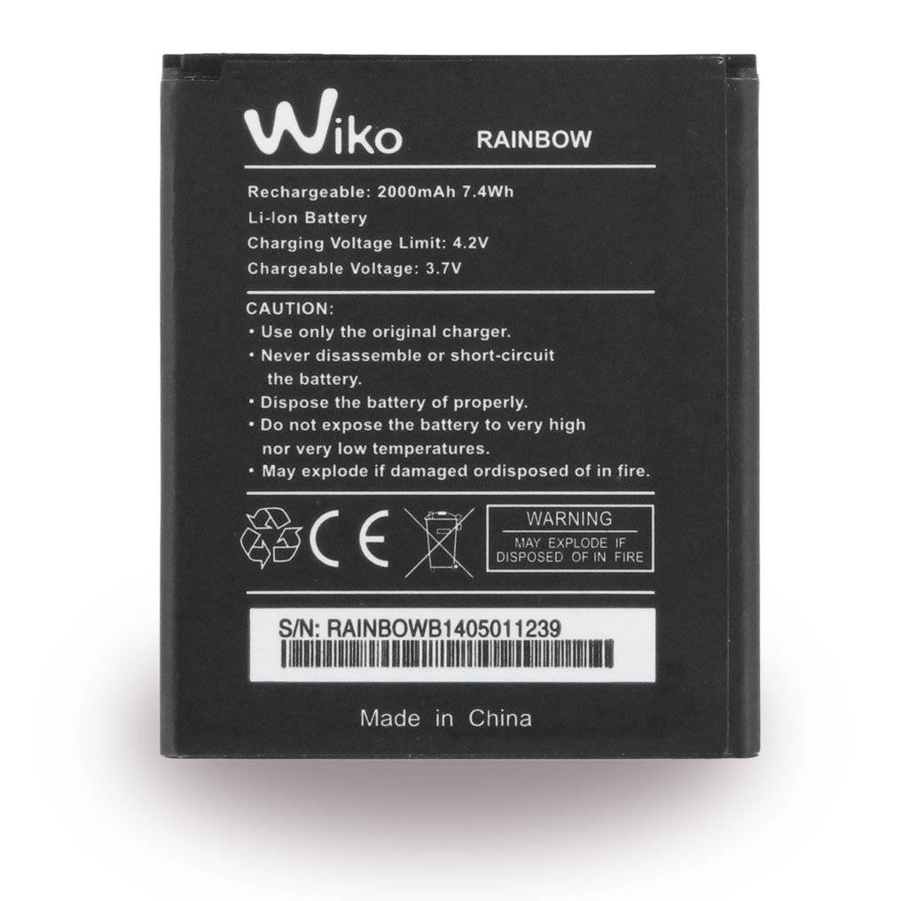 Wiko - Li-ion Akku - Rainbow - 2000mAh