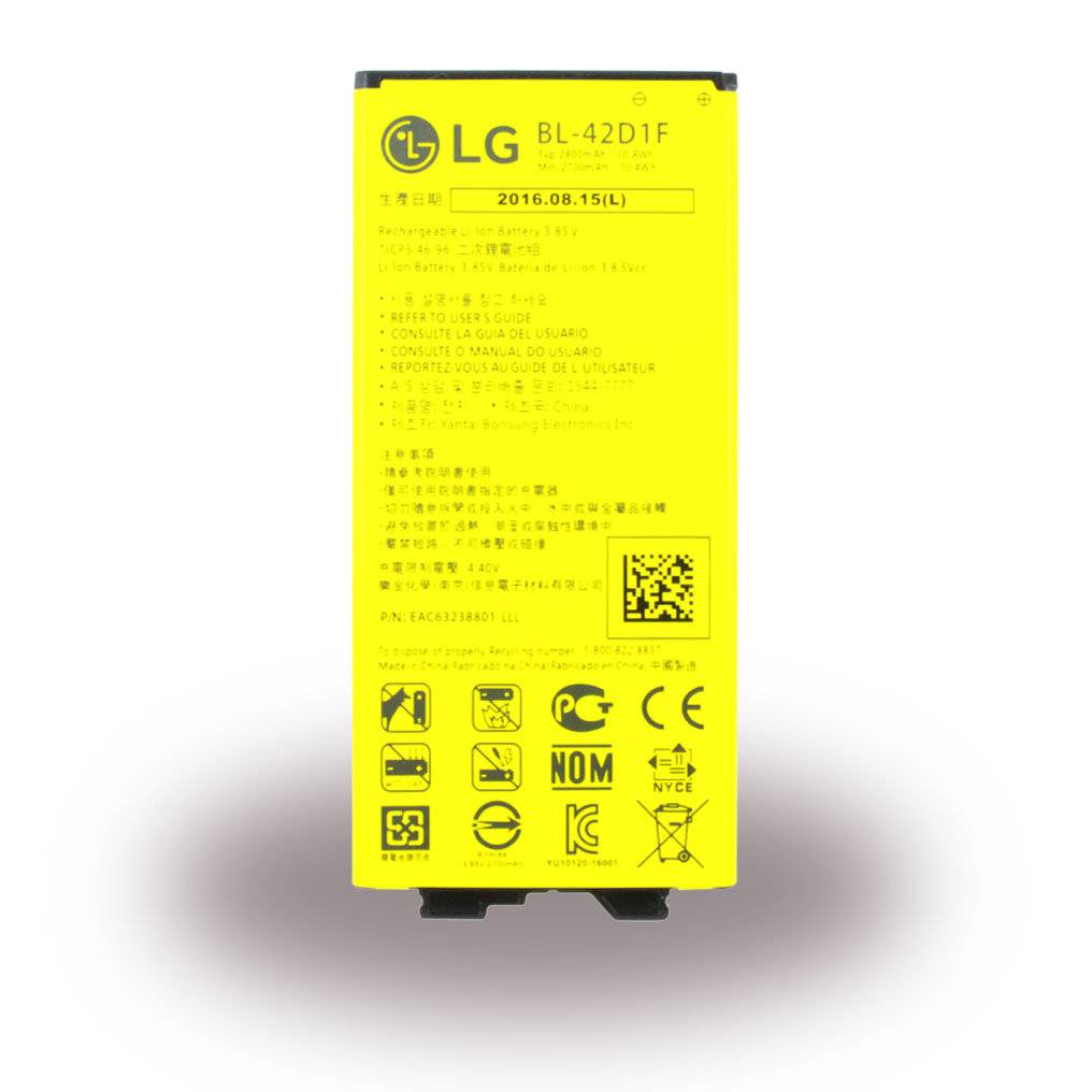 LG Electronics - BL-42D1F - Lithium Ionen Akku - H850 G5, H860N G5 Dual Sim - 2800mAh