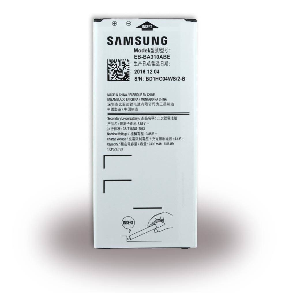 Samsung - EB-BA310ABE - Lithium Ionen Akku - A310F Galaxy A3 (2016) - 2300mAh