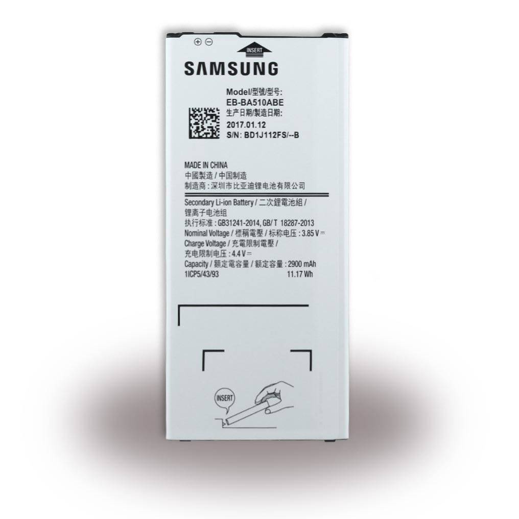 Samsung - EB-BA510ABE - Lithium Ionen Akku - A510F Galaxy A5 (2016) - 2900mAh