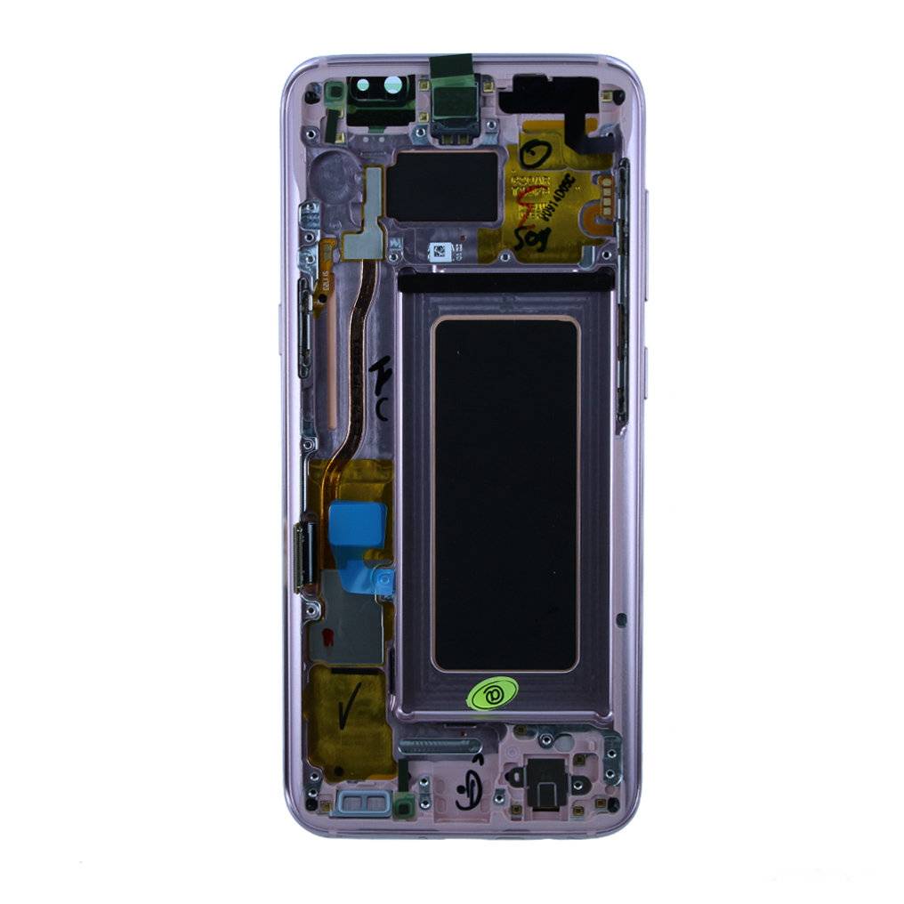 Samsung G950F Galaxy S8 - Original Ersatzteil - LCD Display / Touchscreen mit Rahmen - Pink