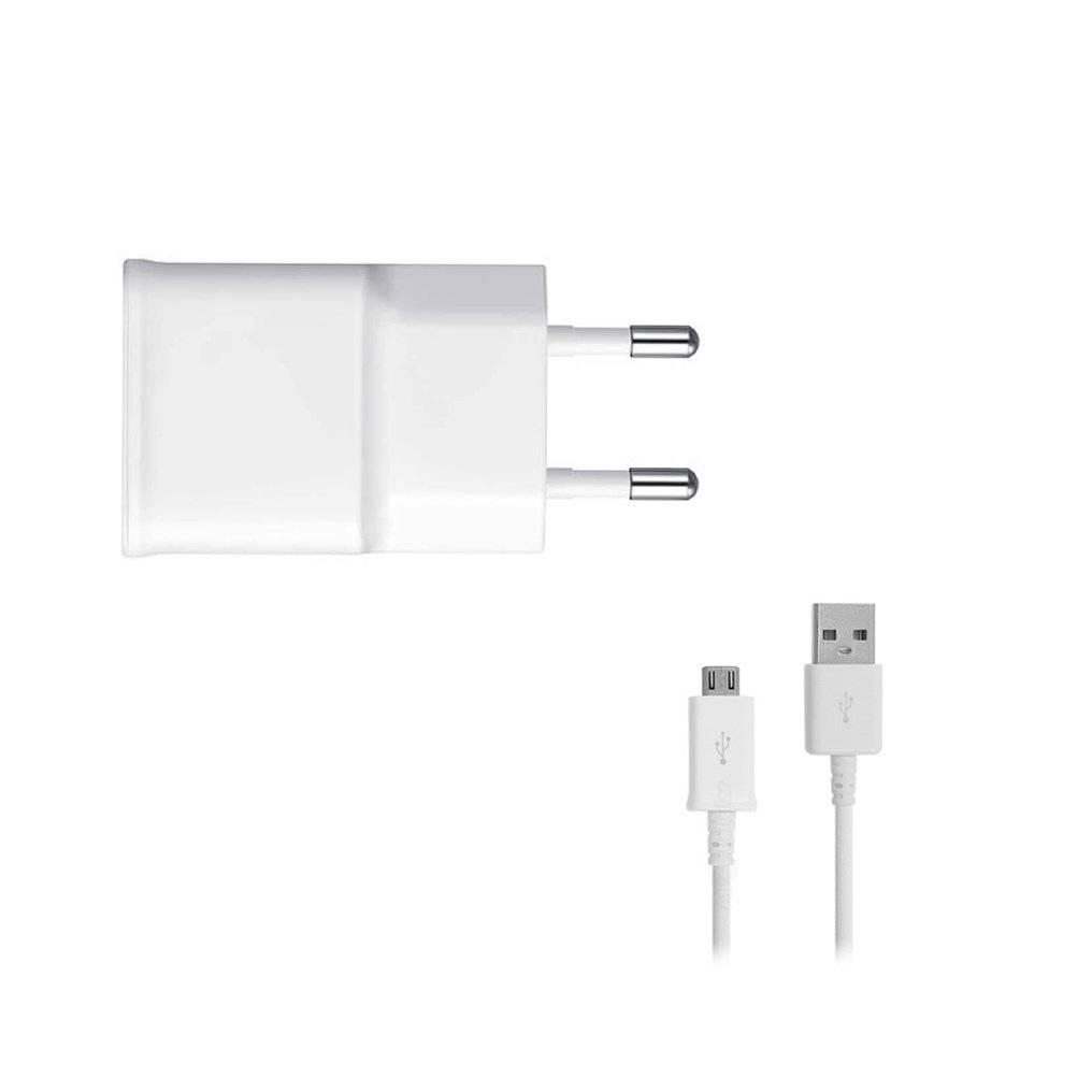 Samsung - EP-TA50EWE - USB Adapter + ECB-DU4AWE - Micro USB Kabel - Weiss