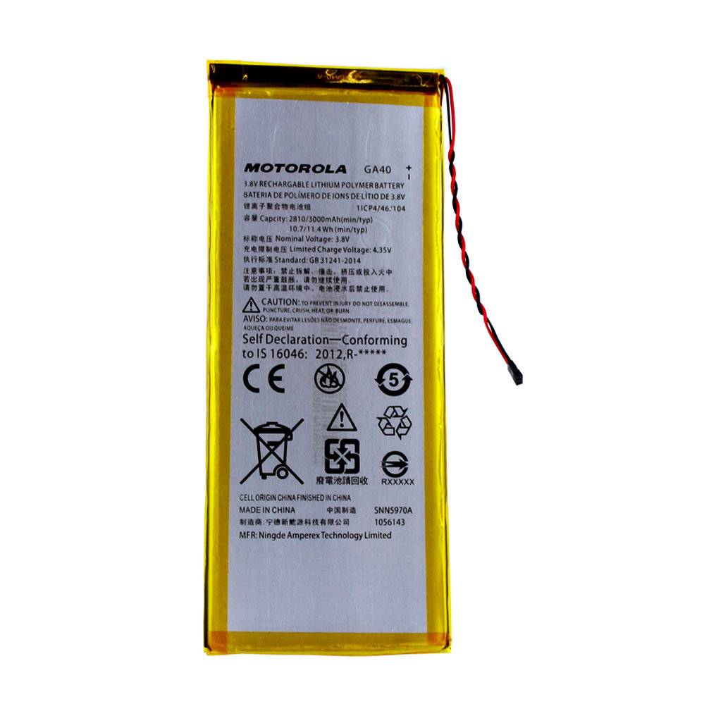 Motorola - GA40 - Moto G4/G4 Plus/XT1625/XT1622 - Lithium Ionen Polymer - 3000mAh