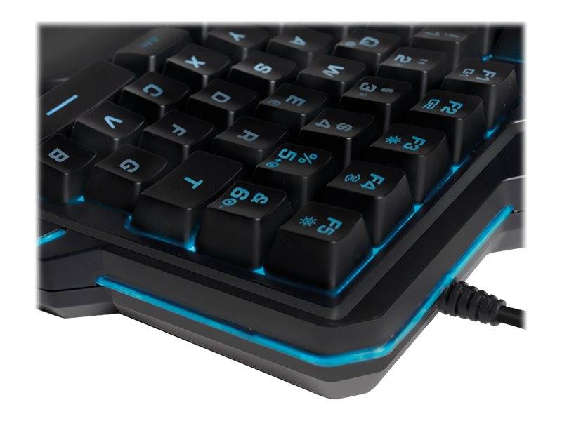 LogiLink Illuminated one-hand gaming - Tastatur