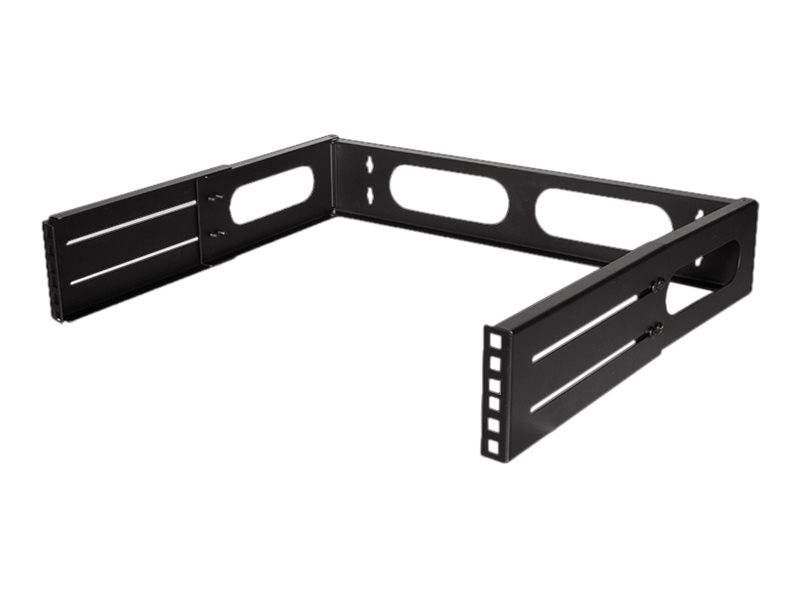LogiLink - Rack Bracket - geeignet für Wandmontage - Schwarz, RAL 9003 - 2U - 48.3 cm (19"")