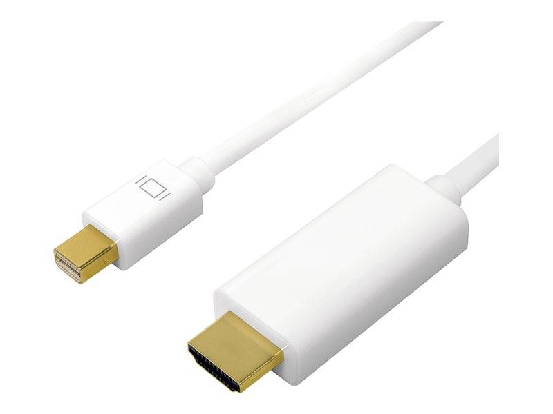 LogiLink - Adapterkabel - Mini DisplayPort männlich zu HDMI männlich