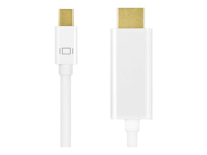 LogiLink - Adapterkabel - Mini DisplayPort männlich zu HDMI männlich