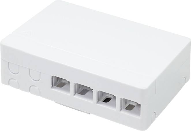 LOGILINK FTTH-Anschlussdose FB1002, Aufputz, inklusive Hutschienenhalterung