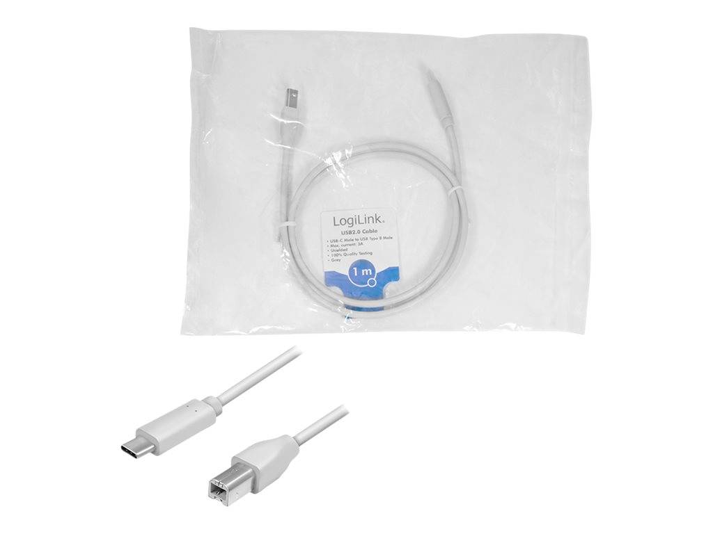 LogiLink - USB-Kabel - USB Typ B (M) bis USB-C (M)
