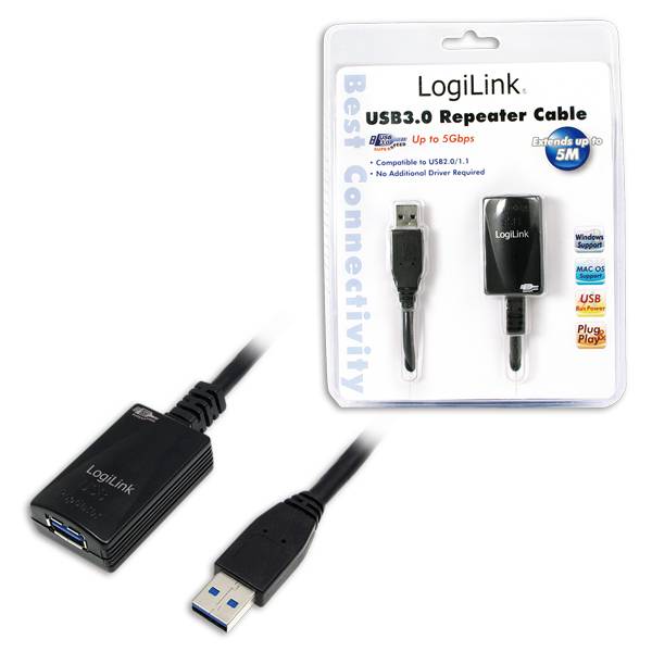 LogiLink USB3.0 Repeater Cable - USB-Erweiterung