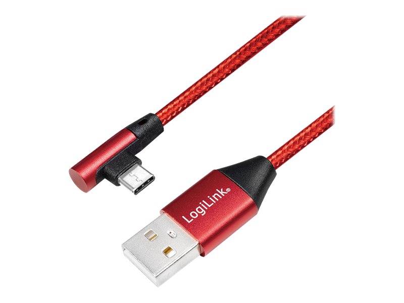 LogiLink - USB-Kabel - USB-C (M) gewinkelt bis USB (M)