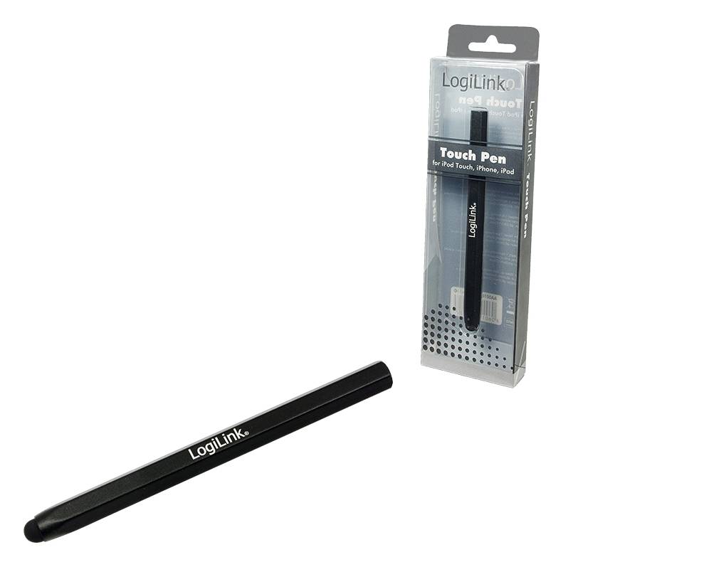 LogiLink Touch Pen - Stylus - Schwarz